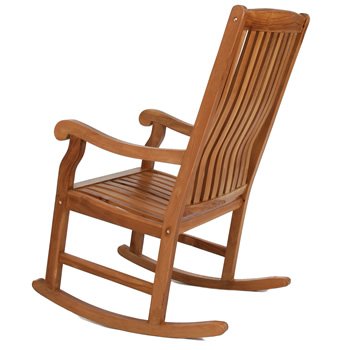 Java Teak Hardwood Outdoor Patio Rocking Chair