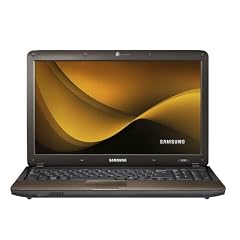 Samsung R540 Madrid 39,6 cm (15,6 Zoll) Notebook (Intel Core i3 350M, 2,3GHz, 4GB RAM, 500GB HDD, ATI HD 5145, DVD, Win 7 HP) braun