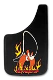 Yosemite Sam All Fired Up 9x15 Easy Fit Mud Guards - Set of 2