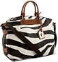 Dooney & Bourke Leather Zebra Juliette Bag Handbag Satchel Style Purse