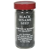 Morton & Bassett Black Sesame Seeds, 2.3-Ounce Jars (Pack of 3)