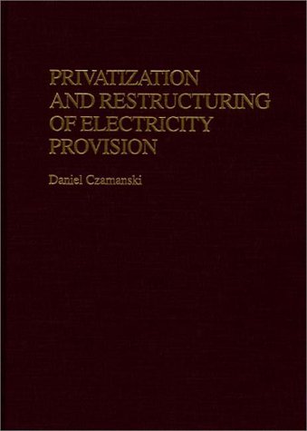 Privatization and Restructuring of Electricity Provision (Privatizing Government: An Interdisciplinary Series)