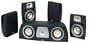 JBL NSP1 II 5-Piece Speaker System (Black Ash)