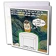 Rich Diesslins Famous People Places Books Cartoons - Van Gogh and Internet Chat Rooms - Greeting Cards-12 Greeting Cards with envelopes