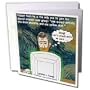 Rich Diesslins Famous People Places Books Cartoons - Van Gogh and Internet Chat Rooms - Greeting Cards-6 Greeting Cards with envelopes