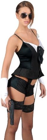 Gangsta Girl Sexy Fancy Dress Lingerie Costume Incitari Lingerie P07