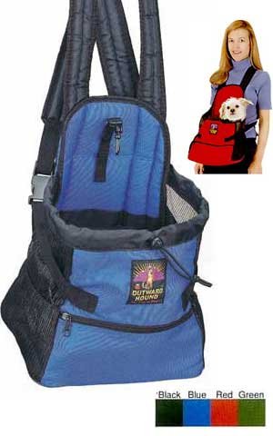Outward Hound Pet-A-Roo Front Carrier : Color RED : Size SMALL