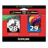 Lexmark 28/29 (18C1590) Black and Color Return Program Ink