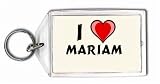 I Love Mariam Keychain