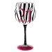 Mud Pie 21 Hand Painted Wine Glass