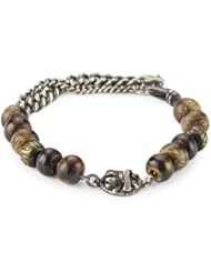 M.Cohen Handmade Designs Bone Beads with Sterling Silver Chain and Detail