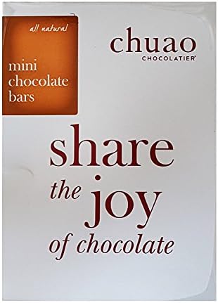 Chuao Mini Chocolate Bar Variety Pack-Firecracker, Baconluxious, Potato Chip, Peace-Love &amp; Peppermint, Hope Joy &amp; Gingerbread (Pack of 60)