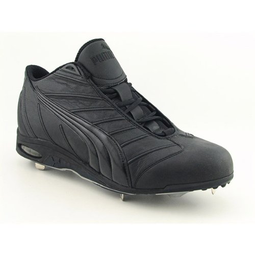 Puma Cell Metal K Mid Cleats Shoes Black Mens