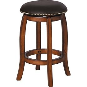 24H Swivel Counter Height Stool Vintage Oak Finish by ACME