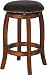 24H Swivel Counter Height Stool Vintage Oak Finish