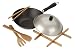 Kitchen & Housewares : Typhoon Signature Non-Stick 10.5 Inch Wok Range Sets, Black