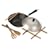 Typhoon Signature Non Stick Wok Set in Gloss Black 10.5"