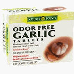 Garlic Odor Free, 300mg Tablets, Nature's Bounty 100ea