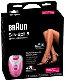 Braun SE 5280 Silk Epil 5 Epilator With Ice Glove, Pink (Quantity of 1)
