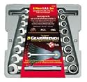 Gear Wrench 9308 8 Piece Fractional Ratcheting Wrench Set