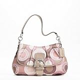 Coach Soho Snap Head Pleated Buckle Flap Bag 18420 Pink Multi