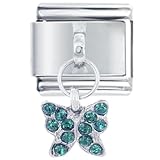 May Butterfly Animals Italian Charms Bracelet Link