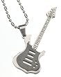 Men's Guitar Stainless Steel Pendant Necklace