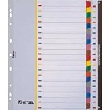 Produkt-Bild: HETZEL Kartonregister/333201 A4 wei&szlig; 20-teilig 190 g/qm