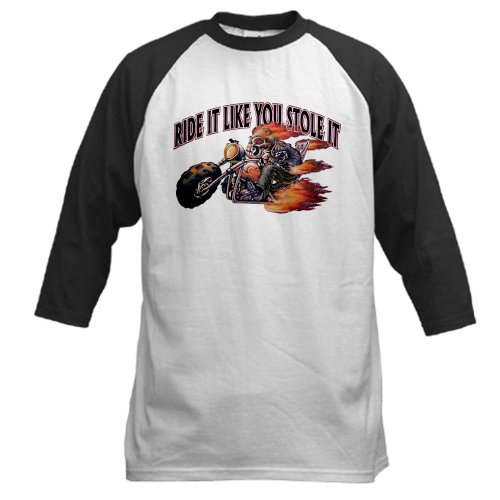 Artsmith, Inc. Baseball Jersey Ride It Like You Stole It