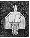 Logo Art North Carolina Tar Heels Sterling Silver Backboard Pendant