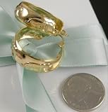 18K Gold Filled Hoop Earrings ~Panthers~ Animals New Hoops