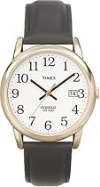 Timex T2H291 Gents Classic Watch with Black Leather Strap