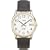 Timex T2H291 Gents Classic Watch with Black Leather Strap