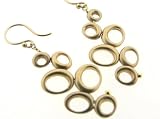 18 Karat Circle Earrings by Ten Thousand Things