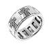Sterling Silver 9mm Wide Celtic Knot Cross Spinning Spin Ring (Size 4,5,6,7,8,9,10,11,12,13,14,15)