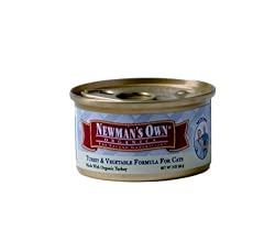 Newman's Own Organics Turkey & Vegetable Formula for Cats, 3-Ounce Cans (Pack of 24)