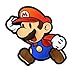 TY0049 Nintendo Super Mario Sticker, Automobile Bumper Skateboard Decal Sticker