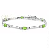 STUDIO 925: *MICHELLE PERIDOT CZ BRACELET*