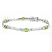 STUDIO 925: *MICHELLE PERIDOT CZ BRACELET*