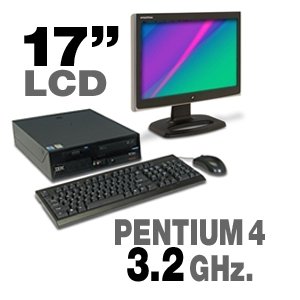 IBM ThinkCentre 8172 Desktop PC, 17 LCD Bundle Intel Pentium 4 3.2GHz, 1GB DDR, 80GB HDD, DVD RW, Windows XP Home, Off Lease, 17 Widescreen LCD, 8ms, 1440x900, 600:1, VGA 41AXatfckcL IBM ThinkCentre 8172 Desktop PC, 17 LCD Bundle Intel Pentium 4 3.2GHz, 1GB DDR, 80GB HDD, DVD RW, Windows XP Home, Off Lease, 17 Widescreen LCD, 8ms, 1440x900, 600:1, VGA