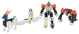 Power Rangers Jungle Fury Jungle Pride Microzord - Set E with Gorilla Zord, Antelope Zord and Penguin Zord