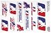 FLATTRACK STICKER SET - AMA Licensed Apparel -