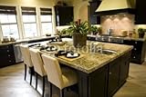 IMAGE OF Wallmonkeys Peel and Stick Wall Decals - Luxury Kitchen with Modern Island. - 48
