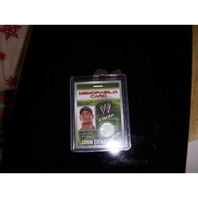 2006 Topps WWE Insider John Cena Memorabila card
