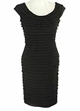 Adrianna Papell Black Tiered