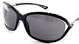 New Authentic TOM FORD JENNIFER TF8 TF 8 199 SUNGLASSES BLACK FRAME & SMOKE LENS SIZE 61-16-120