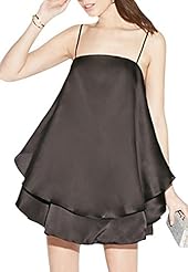 Cocktail Polyester Tiered Mini Dress 