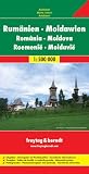 Romania & Moldova 1:500 000 Travel Map with city plans FREYTAG, 2011 edition