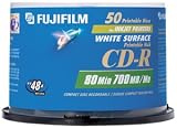 Fujifilm 50PK CD-R 4.7GB 48X WHT-INK JET  PRINT SPINDLE ( 25307211 )