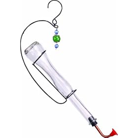 Sunset Vista Designs Garden Rainbow Collection Marbles Hummingbird Feeder - Clear Bottle